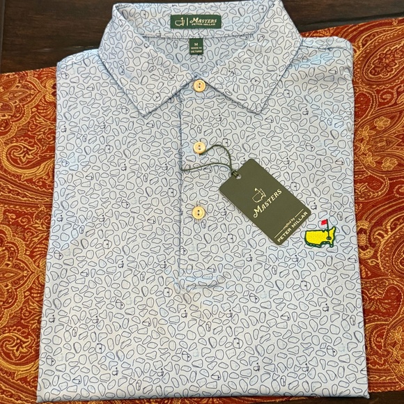 2025 Limited Edition Masters Peter Millar Men's Medium Polo - Picture 1 of 7